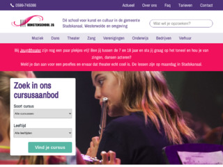 website screenshot
